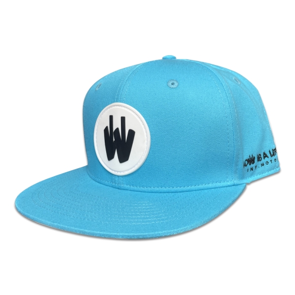 LOW iS A LiFESTYLE® Statement Snapback - Rubber Patch vice blue